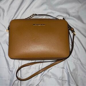 Michael Kors Leather Jet Set East West Crossbody